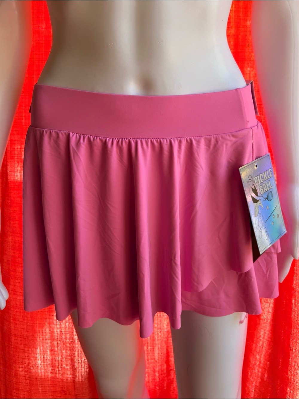 Pink Pickleball Skirt with Safety Shorts
